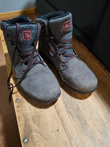 Salomon waterdichte en warme leren herenschoen maat 44/45 beschikbaar voor biedingen