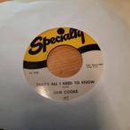 Sam Cooke That's All I need to know 1958 US, Gebruikt, Ophalen of Verzenden, Single