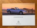 Mercedes-Benz Die Roadster der SLK-Klasse 2002 Duitse folder, Verzenden, Nieuw, Mercedes, Mercedes-Benz