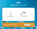 Albert Heijn SMEG zegels - 1 spaarkaart en 8 zegels, Verzamelen, Supermarktacties, Albert Heijn, Ophalen of Verzenden
