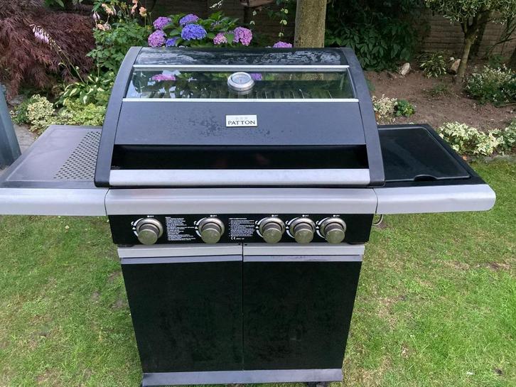 BBQ Patton 4+ 1 gasbarbecue, Tuin en Terras, Gasbarbecues, Gebruikt, Ophalen