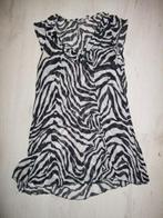 zwart-witte semi-transparante tuniek mt M/L pescara, Kleding | Dames, Blouses en Tunieken, Maat 38/40 (M), Zwart, Pescara, Ophalen of Verzenden