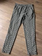 Ambika travelstof broek maat M zwart crème, Kleding | Dames, Broeken en Pantalons, Maat 38/40 (M), Zwart, Ophalen of Verzenden