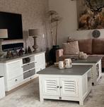 Twee mooie Riviera Maison Long Key salontafels, Gebruikt, 50 tot 100 cm, Vierkant, 50 tot 100 cm