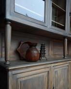 Prachtige antieke buffetkast | Oud grenen 354cm breed #2431, Antiek en Kunst, Antiek | Meubels | Kasten, Ophalen of Verzenden