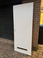 Witte opdekdeur 199x78cm, gratis af te halen., Doe-het-zelf en Verbouw, Ophalen, Gebruikt, Minder dan 80 cm, Binnendeur