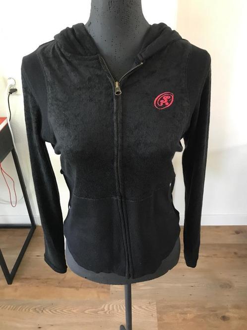 Springs hotline zwart badstof vestje mt M Nieuw (2), Kleding | Dames, Truien en Vesten, Nieuw, Maat 38/40 (M), Zwart, Ophalen of Verzenden
