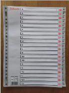 alfabet tabbladen a-4 formaat nieuw, Diversen, Schrijfwaren, Ophalen of Verzenden, Nieuw