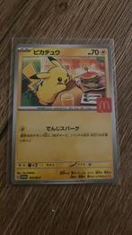 Promo: Pikachu McDonalds Promo, Ophalen of Verzenden, Zo goed als nieuw, Losse kaart