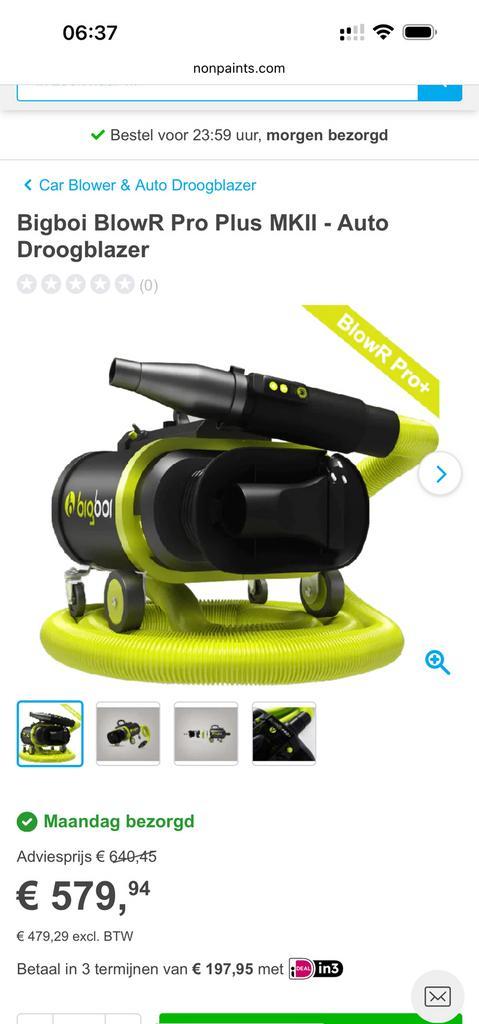 Gebruikte bigboi blowr pro.. werkt perfect, Auto diversen, Overige Auto diversen, Ophalen of Verzenden