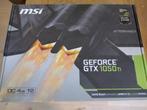 MSI GeForce GTX 1050 Ti 4GT OC, Computers en Software, Videokaarten, Ophalen of Verzenden, PCI, DVI, GDDR5