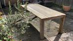 Sierlijke drijfhouten eettafel, lxbxh = 220x102x79cm, Huis en Inrichting, Ophalen, Gebruikt, 100 tot 150 cm, 200 cm of meer