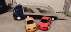 Little Tikes vrachtwagen met 2 auto, Ophalen of Verzenden, Zo goed als nieuw