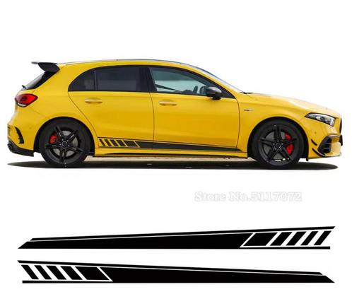 Zijstickers voor Mercedes W177 – Sportieve Look, Auto diversen, Autostickers, Ophalen of Verzenden