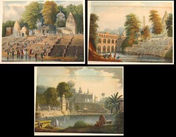 Suttee (Weduweverbranding) [1830?] + 2 andere Grindlay India beschikbaar voor biedingen