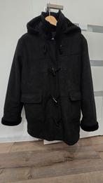 Zwarte winterjas - Maat L - Zo goed als nieuw, Windfield, Zwart, Maat 42/44 (L), Ophalen of Verzenden