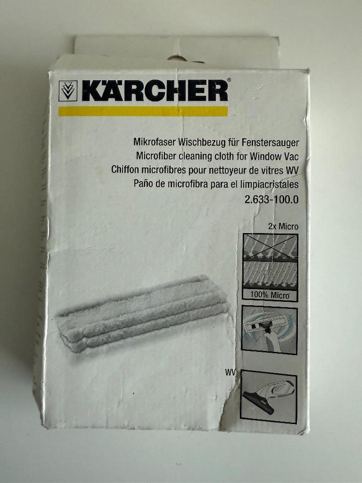 Kärcher 2.633-100.0 microvezel wisserovertrek stoomreiniger, Witgoed en Apparatuur, Stoomapparaten, Nieuw, Stoomreiniger, Ophalen of Verzenden