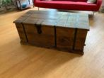 Teak Salon Tafel Kist met Wijnopslag, Ophalen, Gebruikt, 5 tot 15 flessen, Minder dan 50 cm
