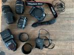 Complete set canon 600D met lenzen en nog veel meer, Ophalen, Zo goed als nieuw, Canon