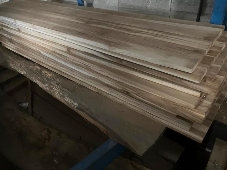 Meubel panelen teak ongeveer 3 dik, Tuin en Terras, Palen, Balken en Planken, Zo goed als nieuw, Palen, 250 cm of meer, Ophalen