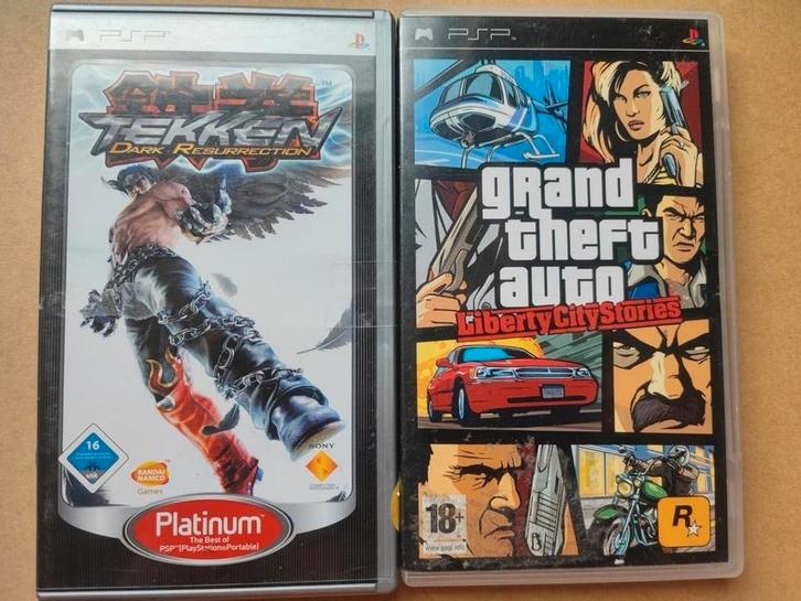 PSP Games - Tekken, GTA, Burnout, FIFA, Jak, Medal of Honor, Spelcomputers en Games, Games | Overige, Gebruikt, Vechten, 1 speler