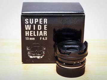 Voigtländer Super Wide Heliar 15mm f/4.5 Aspherical II VM LM beschikbaar voor biedingen