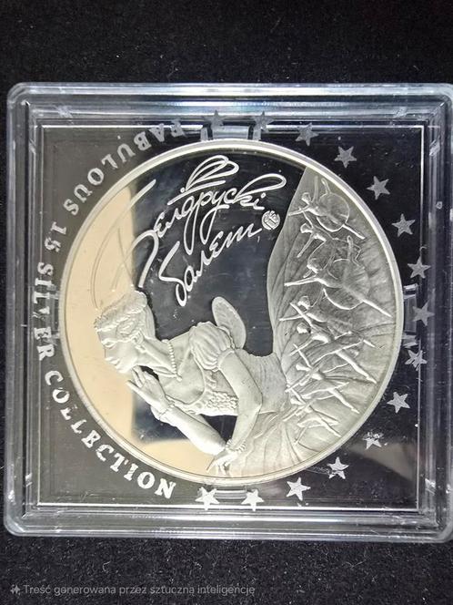 Zilveren munt Wit-Rusland 20 roebel BALET 2015, Postzegels en Munten, Edelmetalen en Baren, Ophalen of Verzenden
