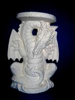 Keramiek beeld Draak kaarsstandaard, Ophalen of Verzenden, Nieuw