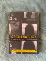 Criminology: A Sociological Introduction - Leerboek, Boeken, Ophalen of Verzenden, Gamma, Zo goed als nieuw, WO