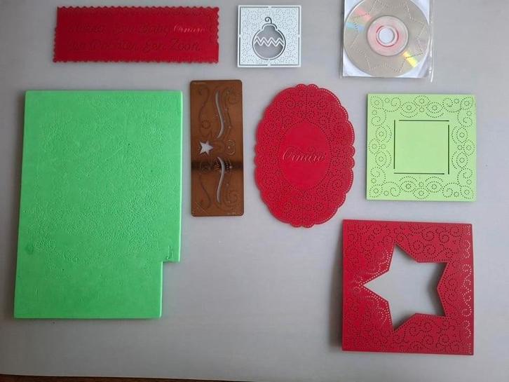 Stencils & Embossing Folders - Kaarten Maken, Hobby en Vrije tijd, Kaarten | Zelf maken, Zo goed als nieuw, Pons of Mal, Overige thema's