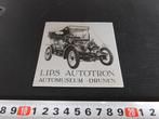 sticker lips autotron auto museum drunen spyker oldtimer, Ophalen, Zo goed als nieuw, Bedrijf of Vereniging