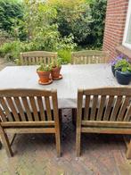 tuinmeubel, Ophalen, 4 zitplaatsen, Gebruikt, Hout