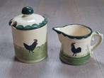 Zeller Melkkannetje en Suikerpot Kip en Haan., Ophalen of Verzenden