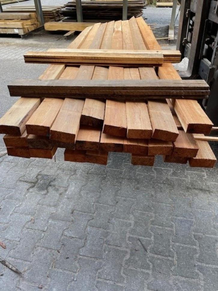 Douglas, bezaagd, 3000x50x100 mm, Tuin en Terras, Palen, Balken en Planken, Nieuw, Balken, 250 cm of meer, Ophalen