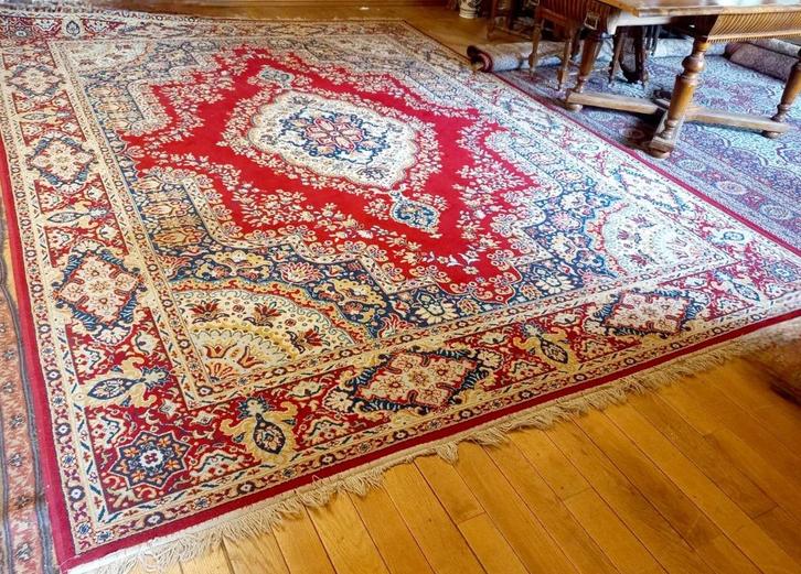 Prachtig handgeknoopt Perzisch tapijt, 400 x 300 cm, wol, Huis en Inrichting, Stoffering | Tapijten en Kleden, Gebruikt, 200 cm of meer