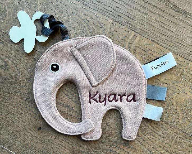 Speendoekje “Ollie” met naam, Kinderen en Baby's, Kraamcadeaus en Geboorteborden, Nieuw, Kraamcadeau, Ophalen of Verzenden