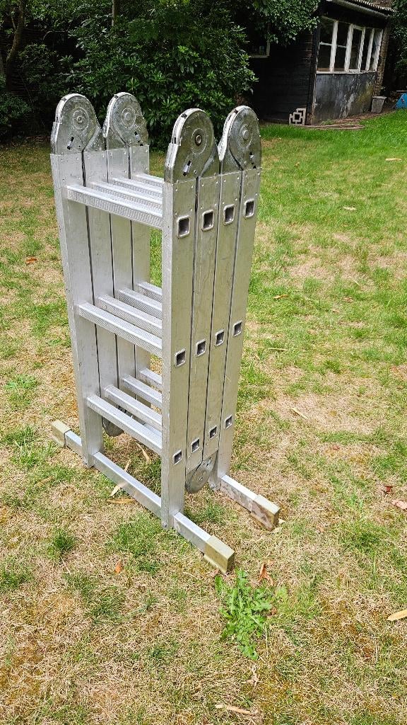 Opvouwbare reform ladder Excelsior 4x3, Doe-het-zelf en Verbouw, Ladders en Trappen, Ophalen, Gebruikt, Ladder, Opvouwbaar of Inschuifbaar