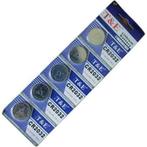 5 X Knoopcel Batterij 3V - Lithium Cell CR2032 - Horloge, Ophalen, Nieuw