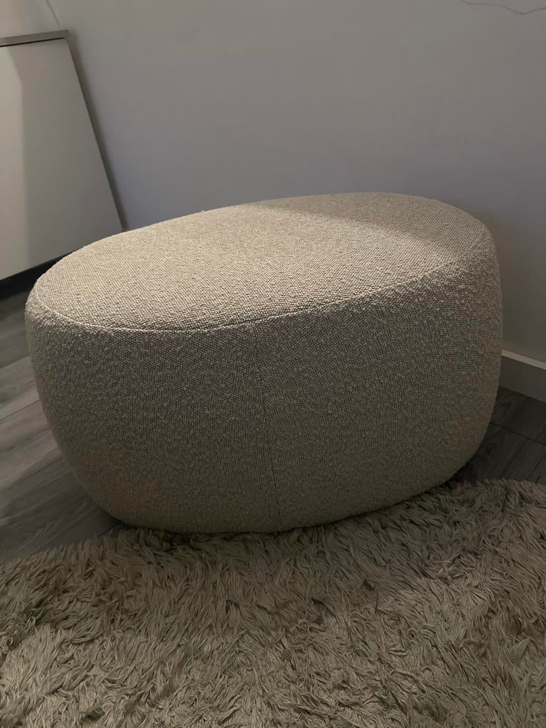 Poef Liby Eleonora - Stijlvolle Zitoplossing, 50 tot 75 cm, Ophalen of Verzenden, Zo goed als nieuw, Stof