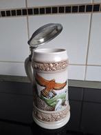 Vintage Gerz Bierpul met Adelaar, Ophalen, Gebruikt, Overige materialen, Pot, Bus of Blik