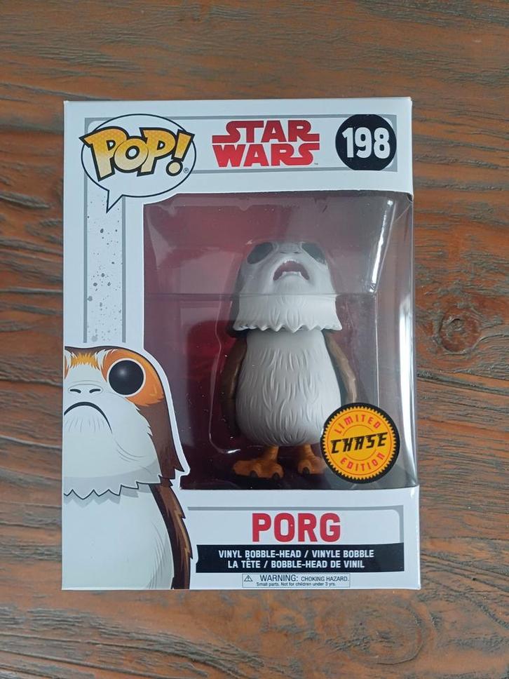 Funko Pop: 198 Porg CHASE (Star Wars), Verzamelen, Poppetjes en Figuurtjes, Ophalen of Verzenden