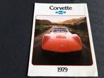 Chevrolet Corvette 1979 – folder /poster - Engels A4 formaat, Corvette, Chevrolet, Ophalen of Verzenden, Zo goed als nieuw