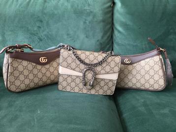 Mooie Tassen Gucci bruin  beschikbaar voor biedingen