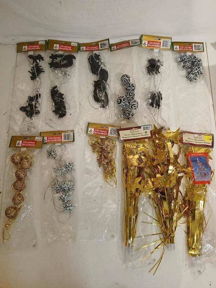 Partij Kerst Decoratie, Diversen, Kerst, Nieuw, Ophalen of Verzenden