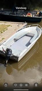 Qwest B381, kussenset, Tohatsu 9.8 4 takt , passend dekzeil, Watersport en Boten, Vis- en Consoleboten, Ophalen, Tot 10 pk, Aluminium
