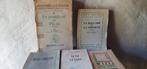 set van 5 oude franstalige boeken, Antiek en Kunst, Ophalen of Verzenden
