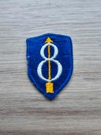 US WW2 8th Infantry division patch German made, Verzamelen, Militaria | Tweede Wereldoorlog, Ophalen of Verzenden, Landmacht, Amerika