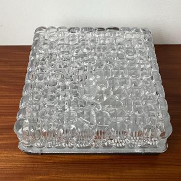 OPRUIMING Jaren 50 60 vintage plafondlamp kristalglas RZB beschikbaar voor biedingen