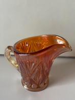 Parelmoer kannetje van geperst glas, Ophalen of Verzenden