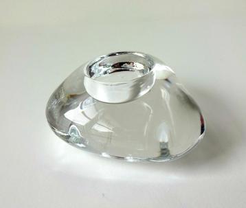 Kristal helder houder waxinelicht Orrefors Sweden 5552-g beschikbaar voor biedingen